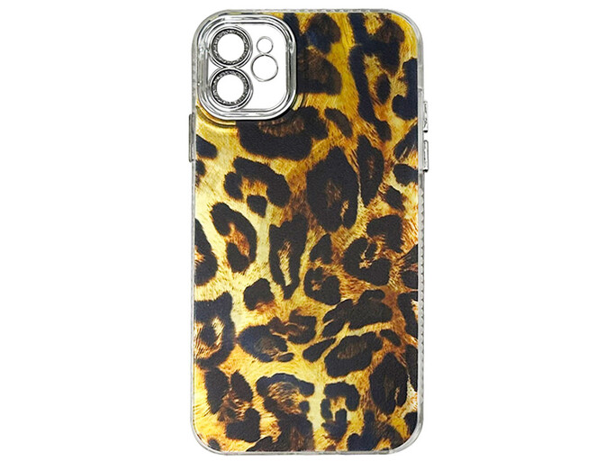 Накладка Paint Stroke Diamond PC iPhone 11 leopard