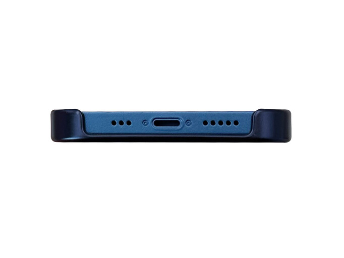 Накладка Metallic Paint MagSafe iPhone 13/14  blue