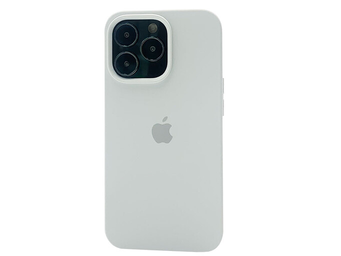 Case soft touch низ iP 14 Pro (09) white