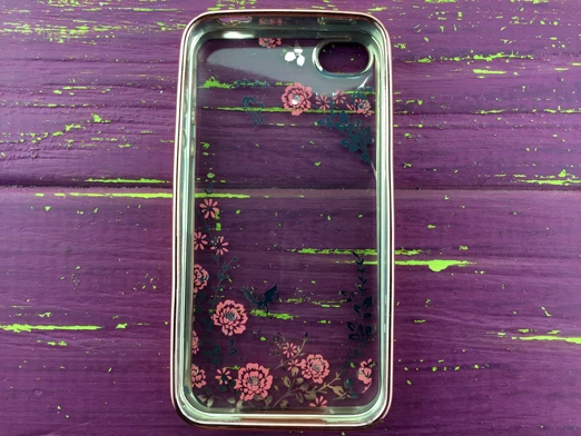 Электропокрытие с камнем. бабочка iPhone 4