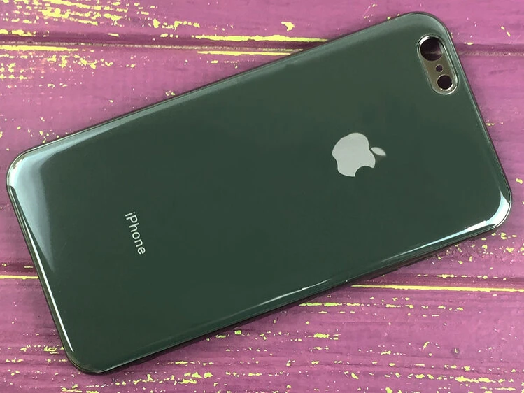 TPU+силікон iPhone 6+ Dark Green