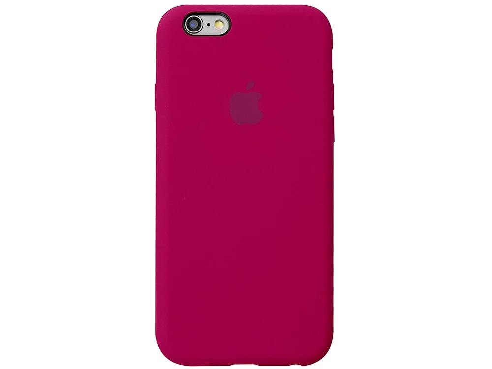Case soft touch низ iP 6 (36) rose red