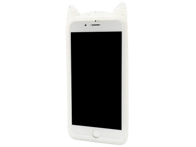 3D Sweet Cat iPhone 7+/8+ White