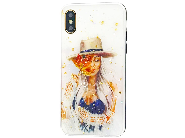 Накладка Confetti iPhone Xs Max autumn girl