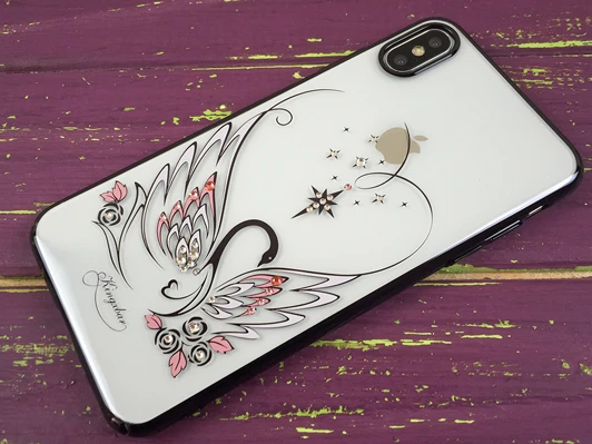 KINGXBAR Lux iPhone Xs Max Swan Black