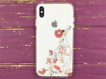 Силікон iPhone Xs Max Autumn Flowers