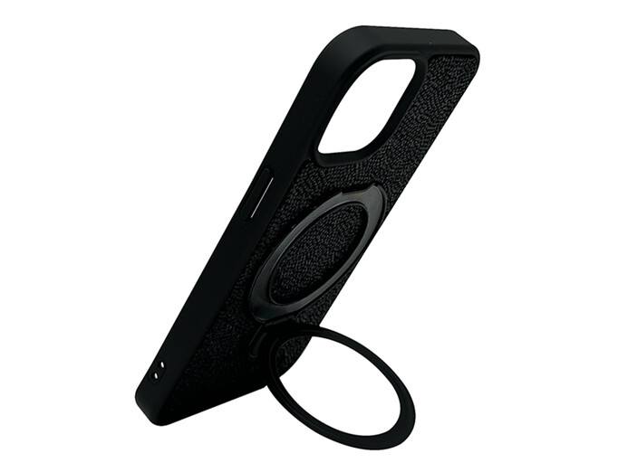 Swarovski Grainy Diamonds MagSafe + Ring iPhone 13/14 black