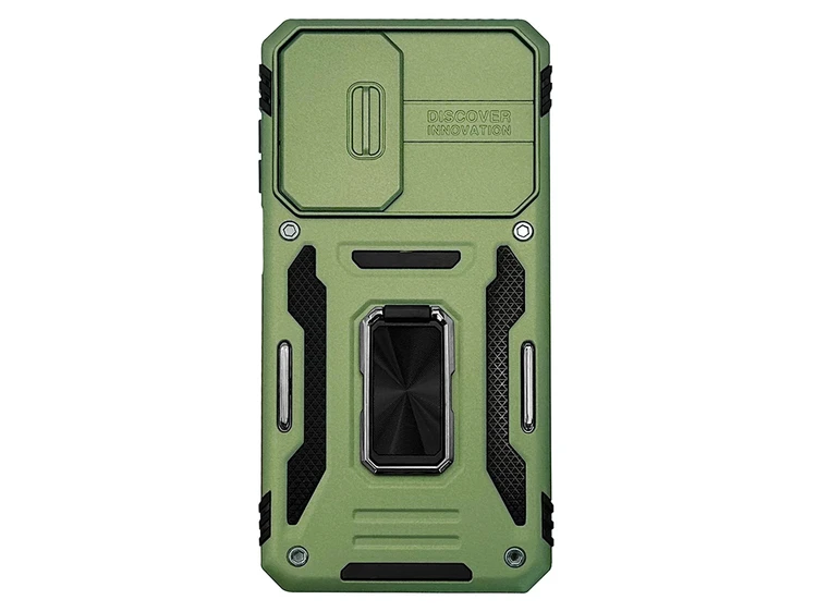 Протиударний Army Ring Hide Camera Samsung S21 FE army green
