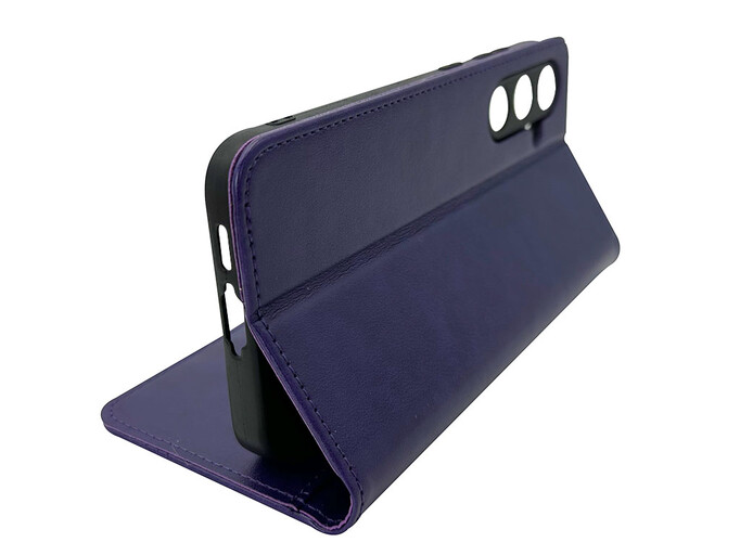 Книжка Chess design skin Samsung S24 FE dark purple