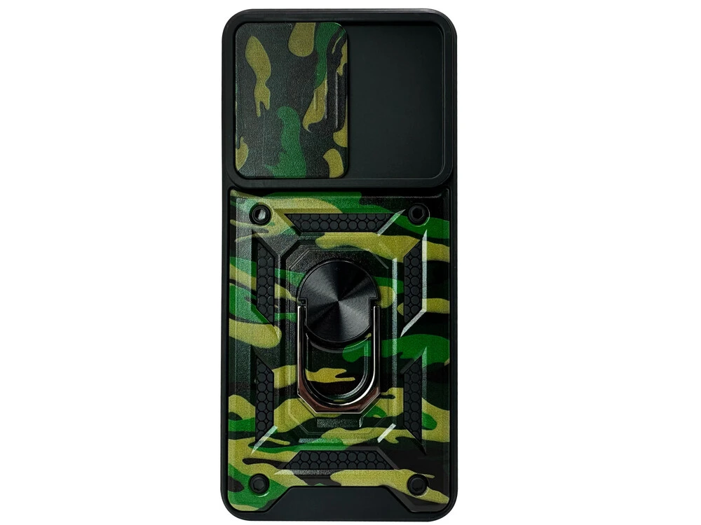 Ударопрочный чехол Honor Hide Camera для Poco X4 Pro армейский зеленый