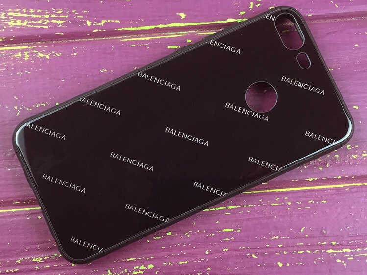 TPU+Glass Balenciaga Honor 9 lite Black