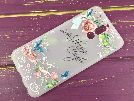 Силикон Huawei Mate 10 Lite Счастливая пара