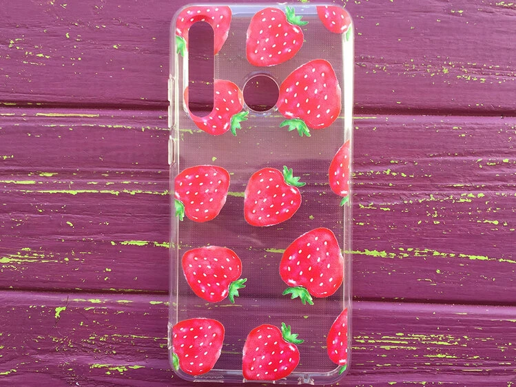 Силікон P Smart +(19)/ Honor 10i/20i strawberries