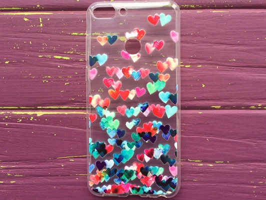Силикон Huawei P Smart hearts