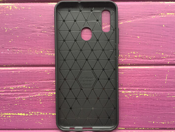 Накладка шкіра Autofocus P Smart(19) black