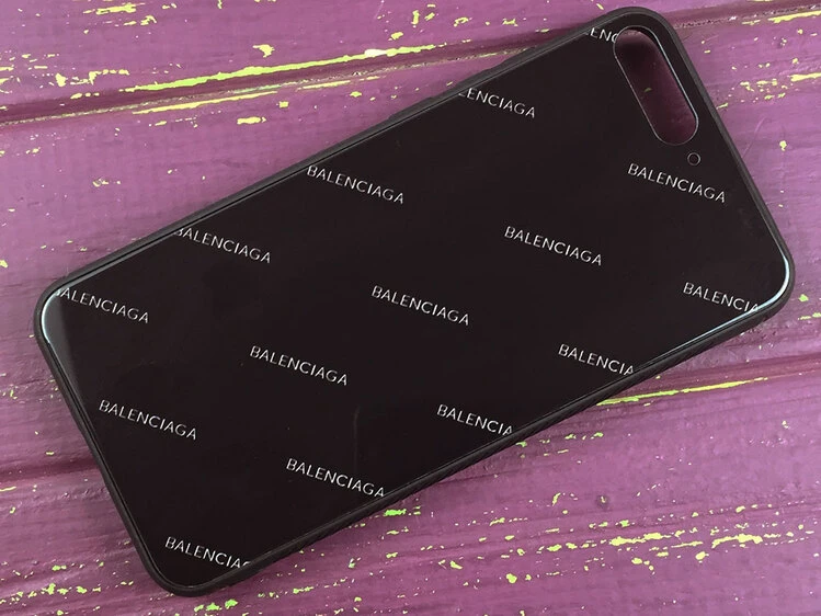 TPU+Glass Balenciaga Huawei Y6(18) Black