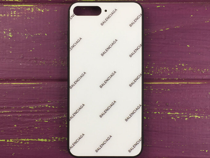 TPU+Glass Balenciaga Huawei Y6(18) White