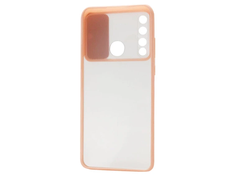 Matte case hide camera Huawei P40 Lite E pink