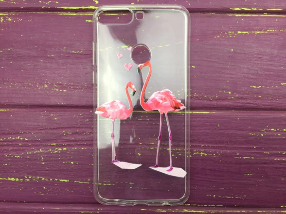 Силікон Huawei Y7 (18) /7CPro two flamingos