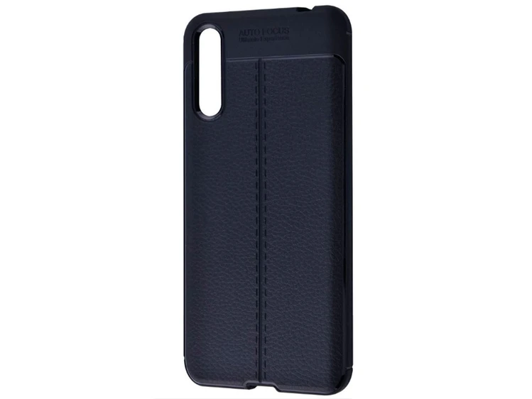 Накладка шкіра Autofocus Huawei P Smart S black