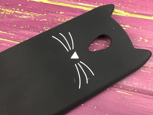 3D КОТ Meizu M6s Черный