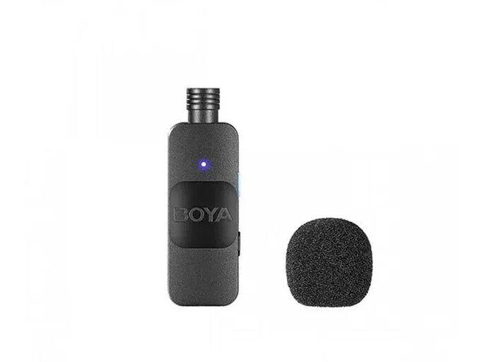 Петличний мікрофон Wireless Boya V1 Lightning black