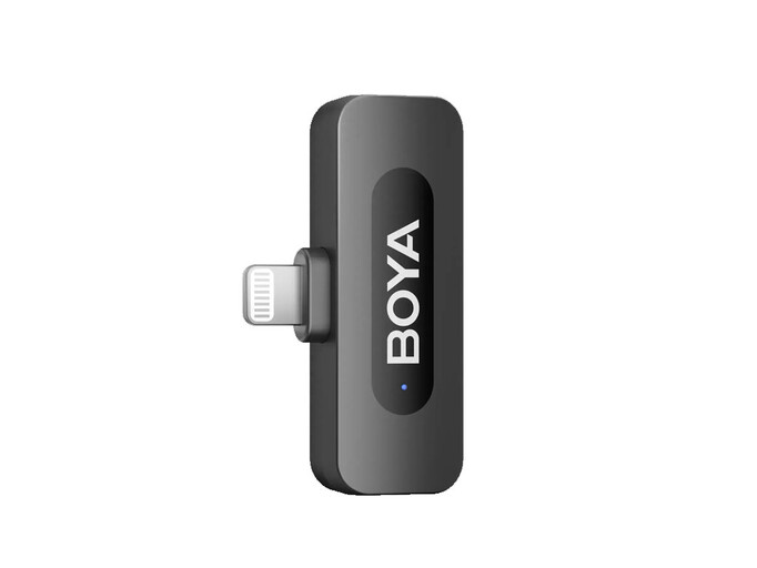 Петличний мікрофон Wireless Boya V1 Lightning black