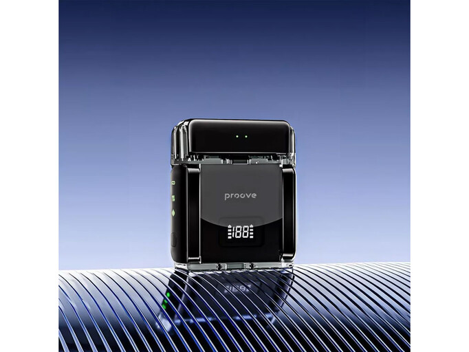 Петличний мікрофон Wireles Proove Live Type-C + Lightning black