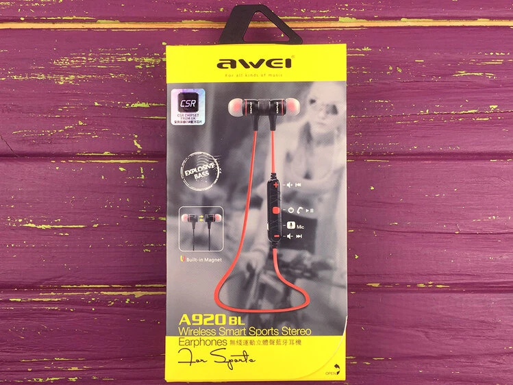 Bluetooth наушники Awei A920 BL