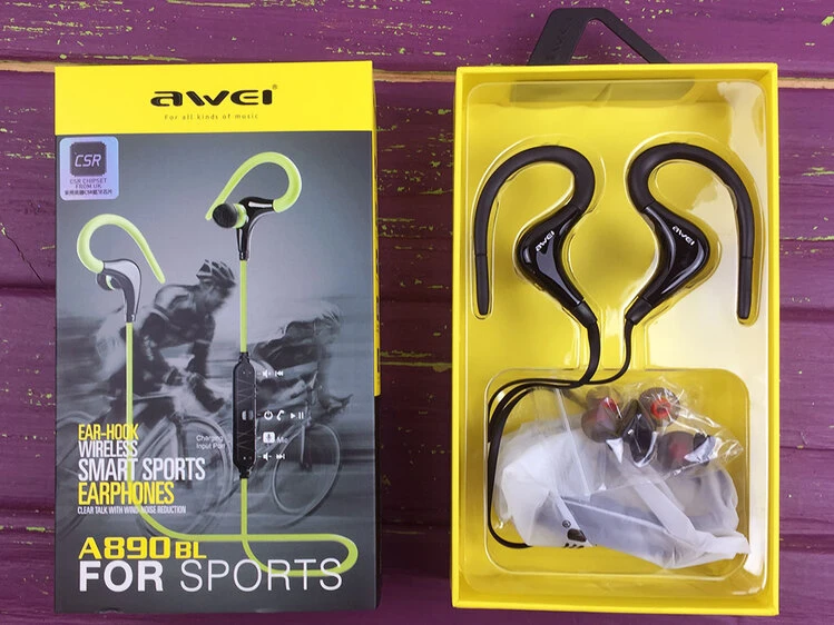 Bluetooth навушники Awei A890 BL Sport