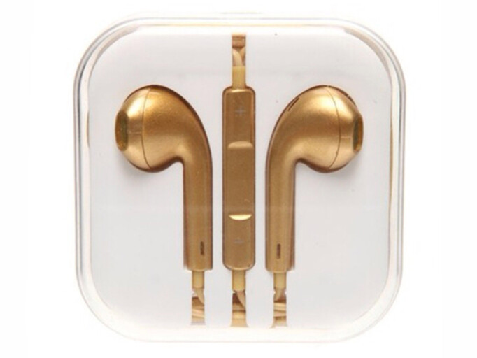 Наушники copy iPhone gold