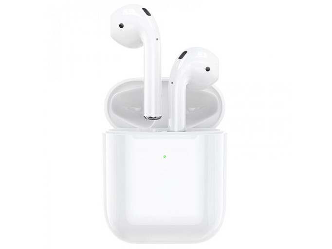 Air Pods Hoco EW45 TWS + чехол Forest Cat white