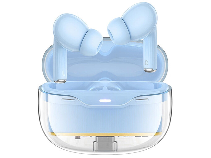 Bluetooth навушники Hoco EW54 Rayo light blue
