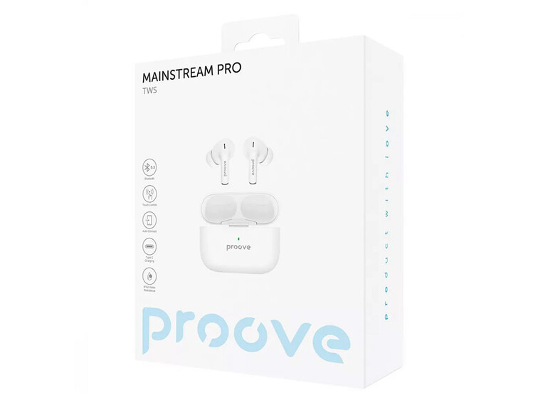 Bluetooth навушники Proove Mainstream Pro TWS white