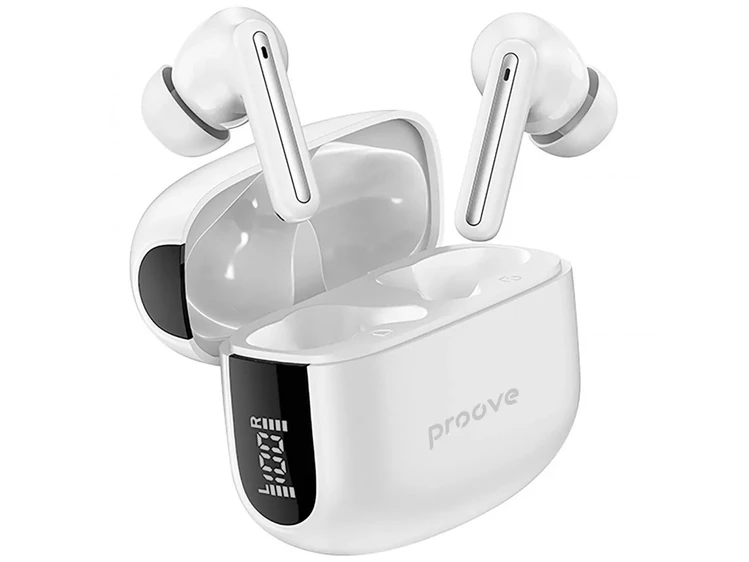 Bluetooth навушники Proove Tempo TWS ANC white