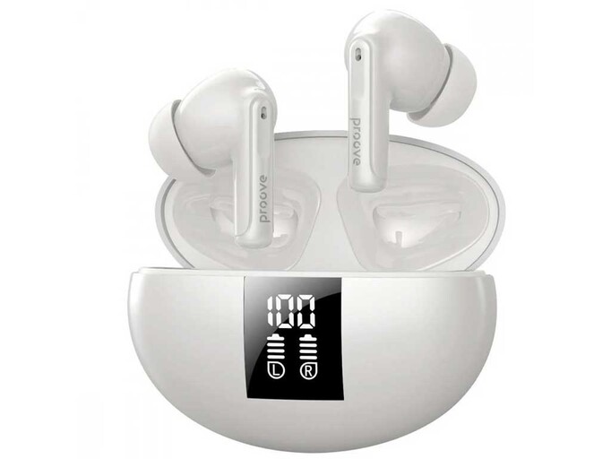 Bluetooth навушники Proove Thunder Buds SE with ANC white