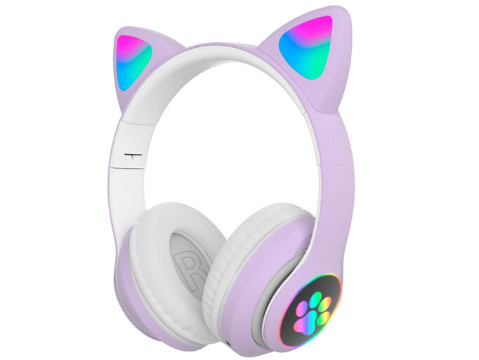 Навушники TUCCI STN28 CAT EAR Wireless Purple