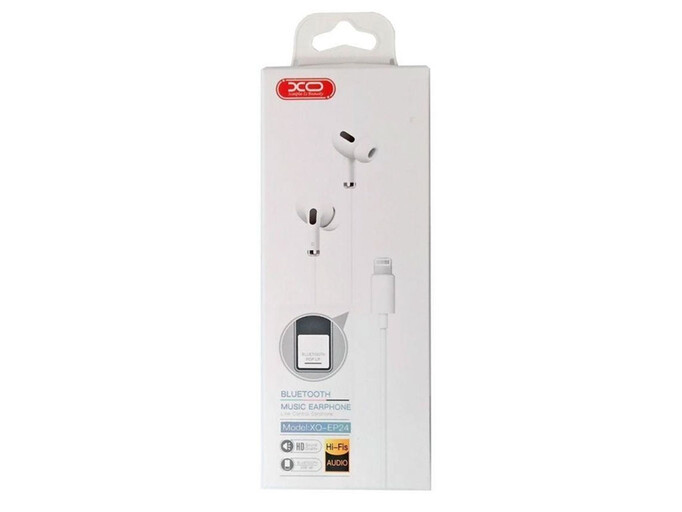Наушники XO EP24 Bluetooth lightning white