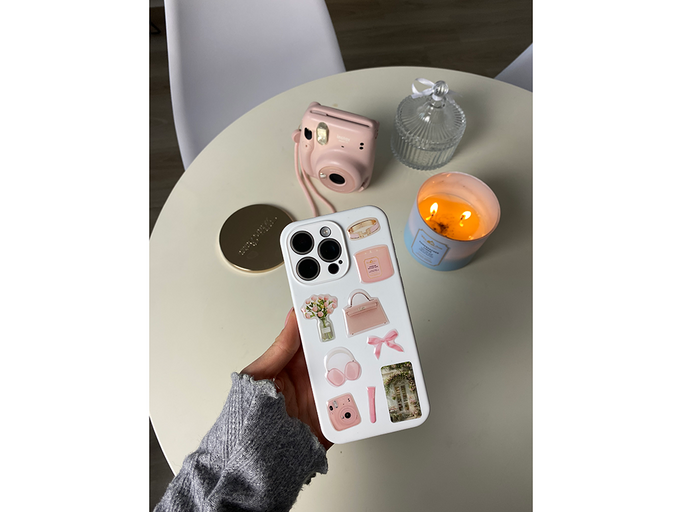 Набір 3D стікерів максі Stix Floral pink