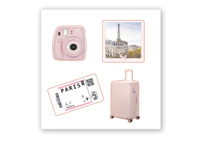 Набір 3D стікерів Stix міні Paris travel