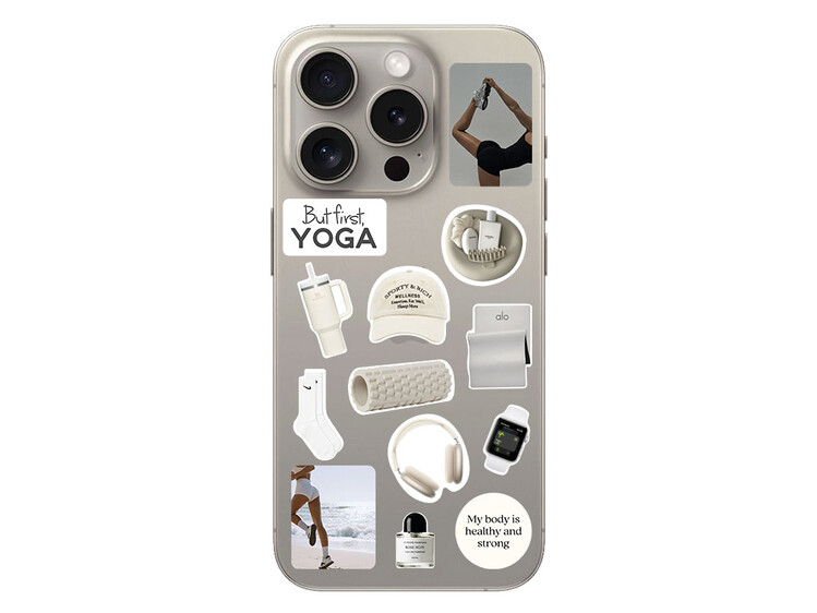 Набор 3D стикеров макси Stix But first YOGA