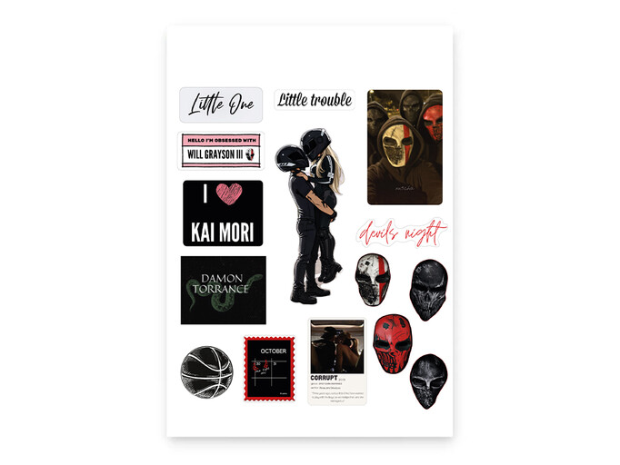 Набір 3D стікерів Stix максі Devil's Night