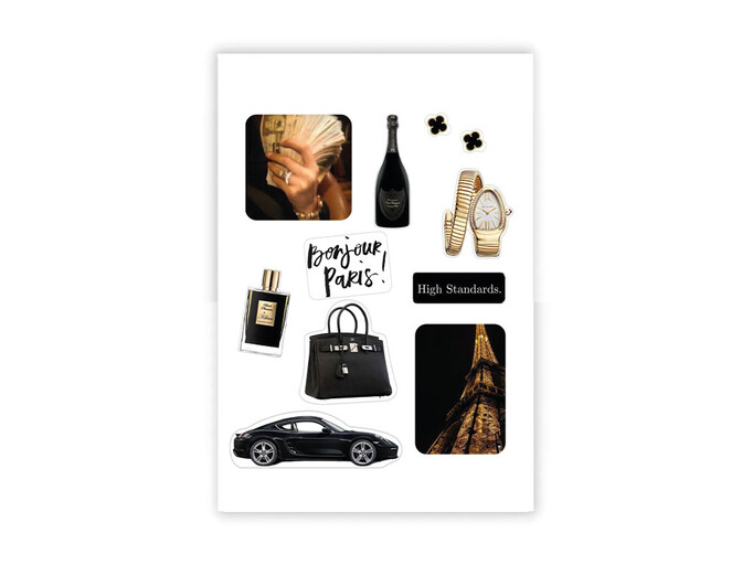 Набір 3D стікерів максі Stix Bonjour Paris!