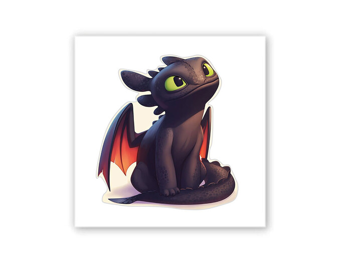 3D стикер Stix Беззубик