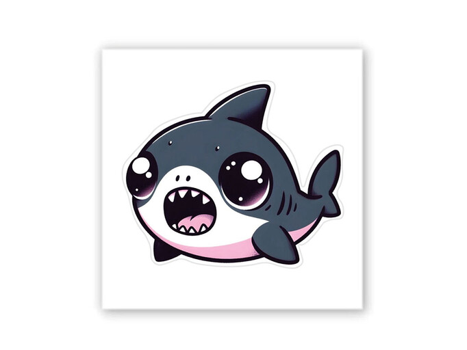 3D стікер Stix baby shark