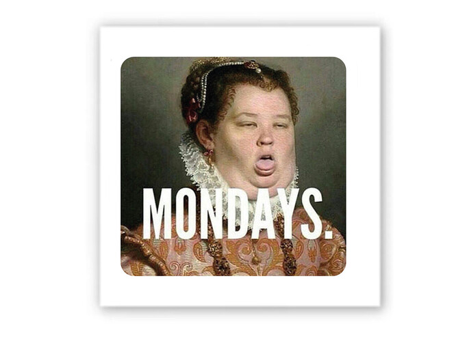 3D стикер Stix понедельника