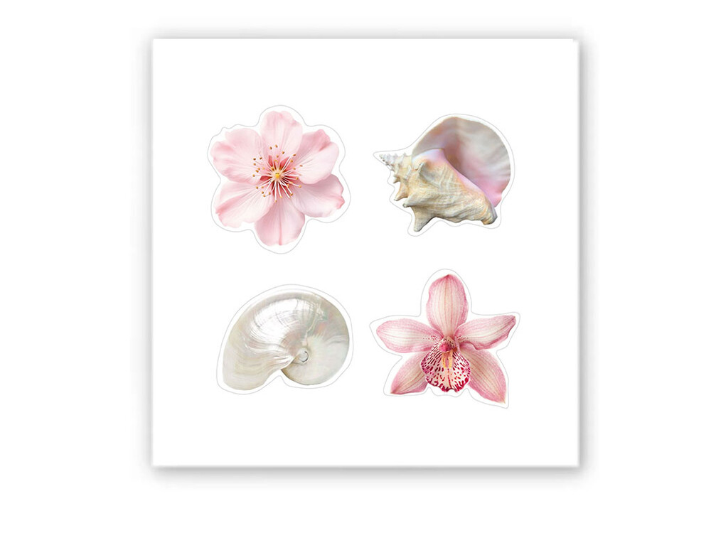 Набір 3D стікерів Stix міні sea vibe light pink