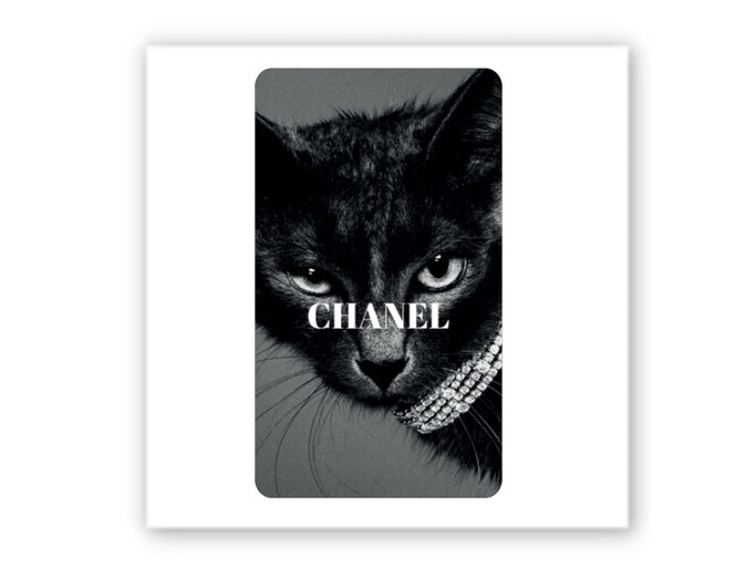 3D стикер Stix chanel черная кошка