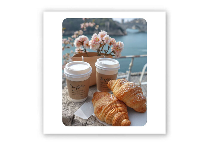 3D стікер Stix breakfast by the sea