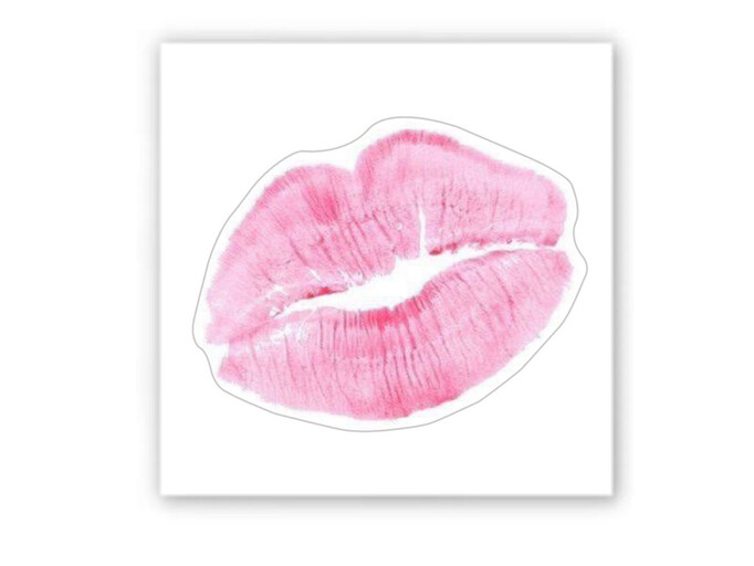 3D стикер Stix розовый поцелуй